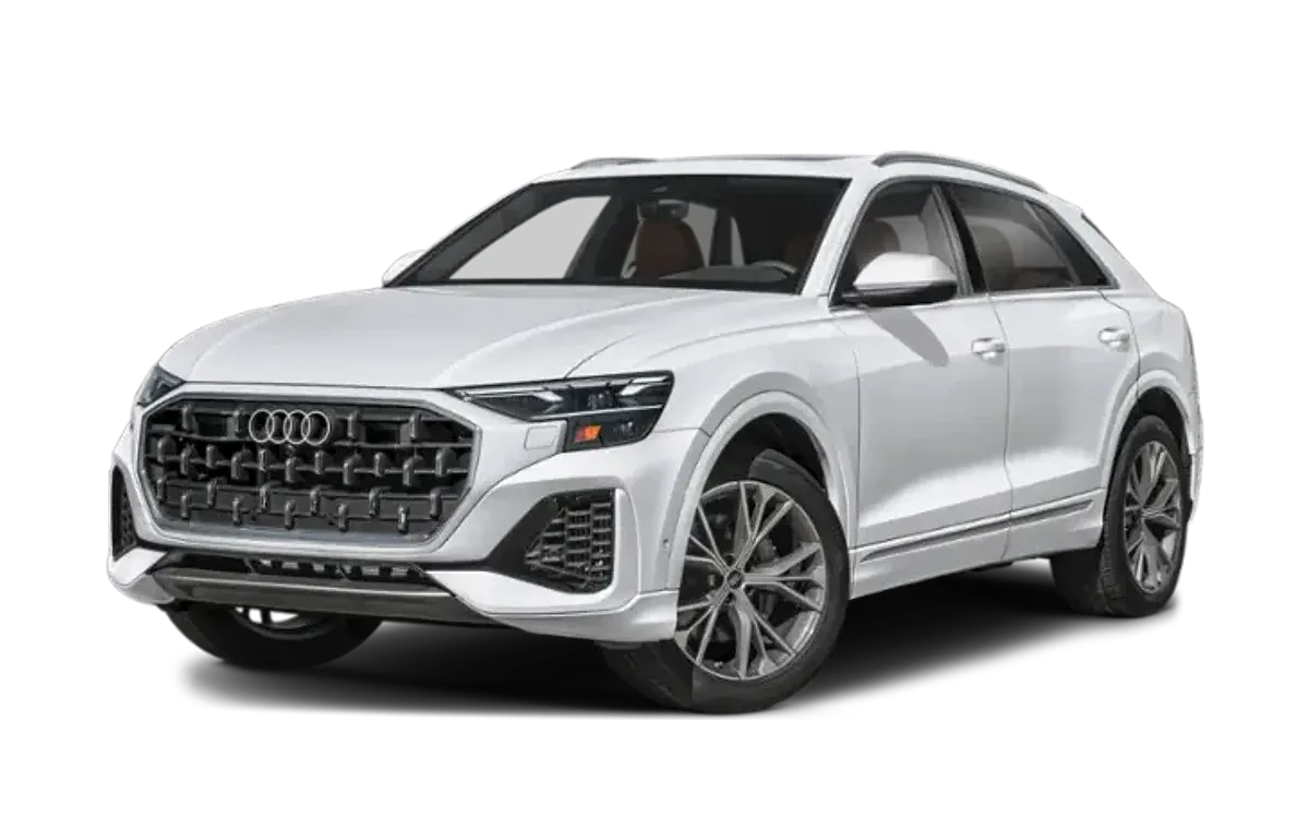 2026 Audi Q8 55 TFSI in Glacier White Metallic