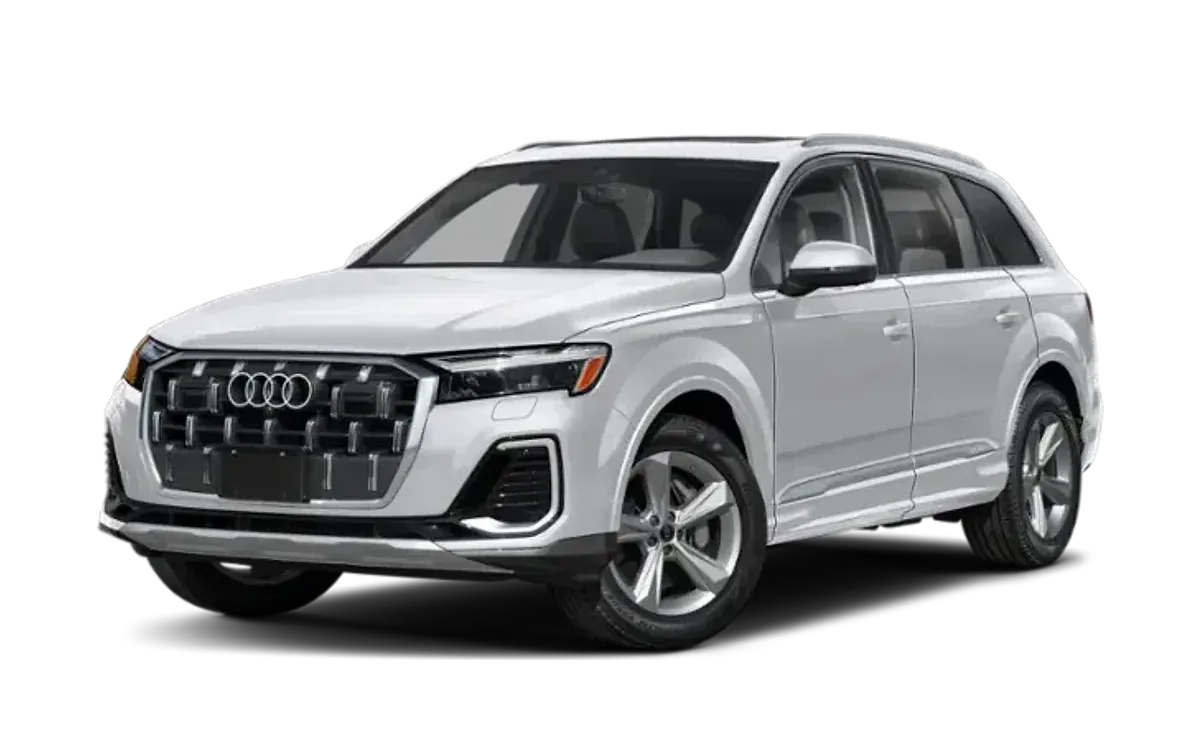 2026 Audi Q7 S line 55 TFSI in Carrara White